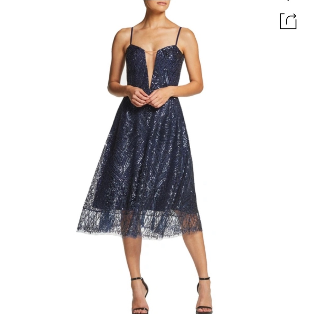 Navy Dress the Population Dress size M